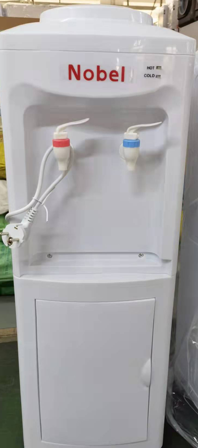 Hot and cold water dispensers packed to Zambia