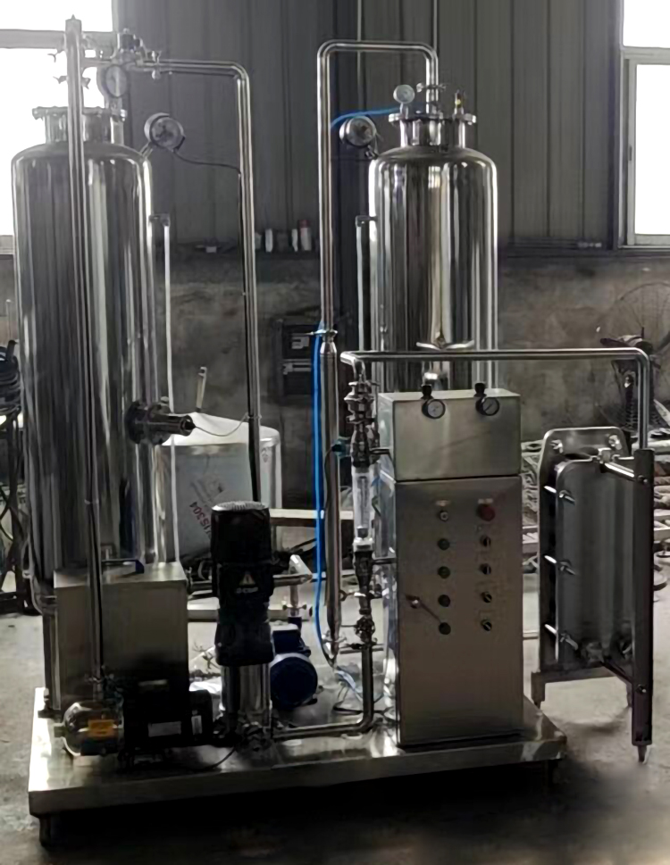 Semi-automatic carbonated filling machine, capping machine, mixer, crown cap packing to Mexico, USA2022/9/14