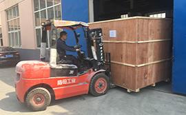 Filling machine shipped and delivered to Senegal